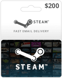 $200 Steam Gift Card (Email Delivery)