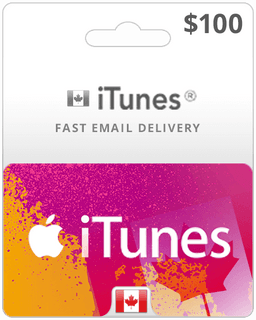 $25 Apple Store & iTunes Gift Card Canada