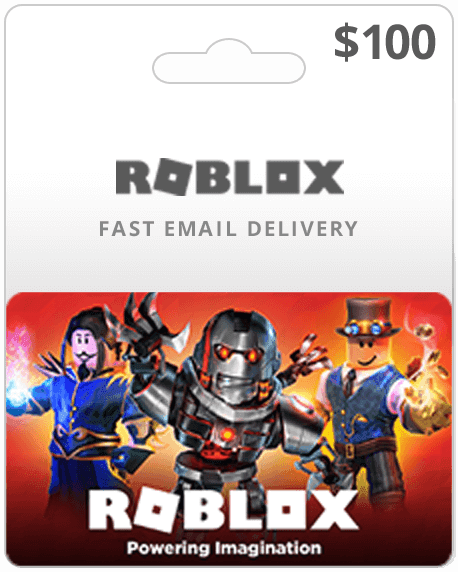 Two 100 dollar robux Gift cards for 10 dollars