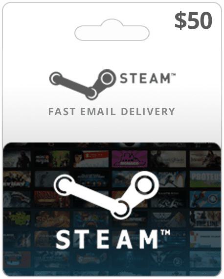 Gift Card Steam 50 reais - Envio Digital - Gift Card Online