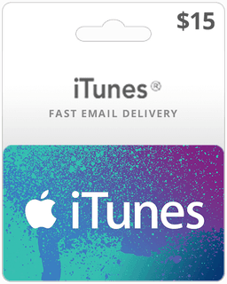 $15 USA iTunes Gift Card