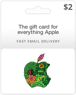 $2 Apple Gift Card