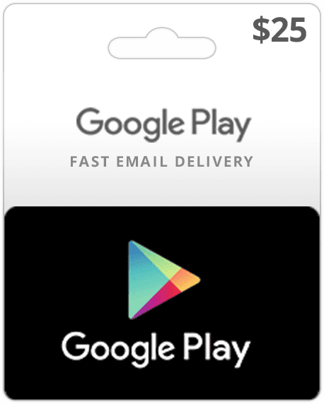 $25 US Google Play Card