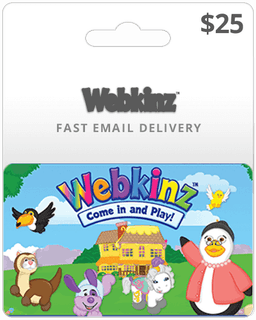 $25 Webkinz Game Card