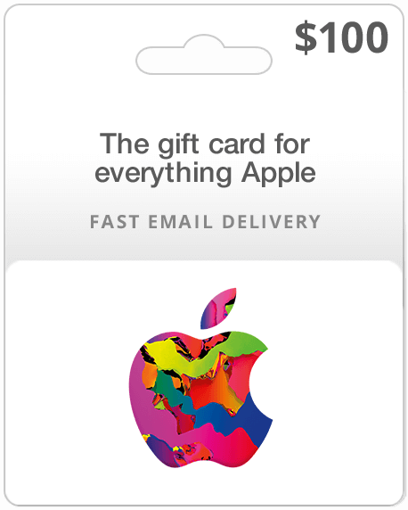 Apple Delivery) Card Gift $100 USA (Email