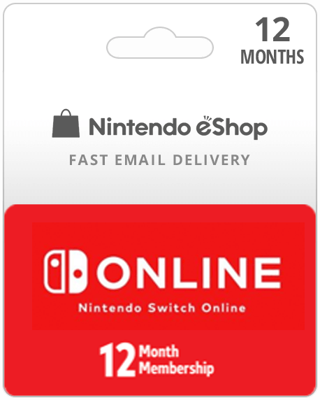USPS Mailed* Nintendo Switch Online Family Membership 12 Month