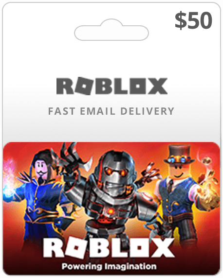 Redeeming Roblox gift card!50$ 